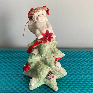 Cherub on a Christmas Tree Vintage 1993 by Dreamsicles EUC
